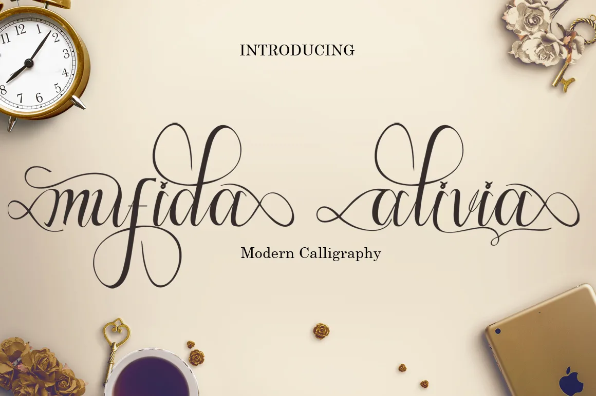 Mufida Aivia Font Mufida Aivia Font Poster 1