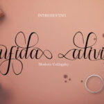 Mufida Aivia Font Poster 7