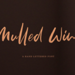 Mulled Wine Font Poster 1