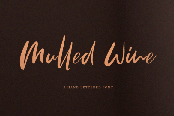 Mulled Wine Font Poster 1