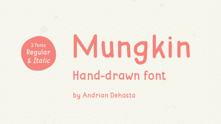 Mungkin Font Poster 1