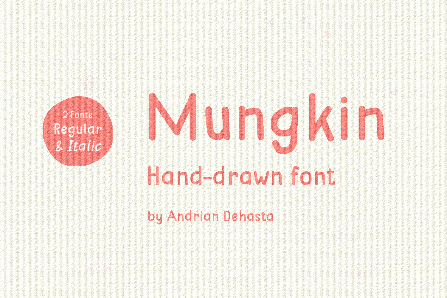 Mungkin Font Poster 1