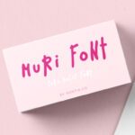 MuRi Font Poster 1