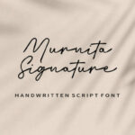 Murnita Signature Font Poster 1