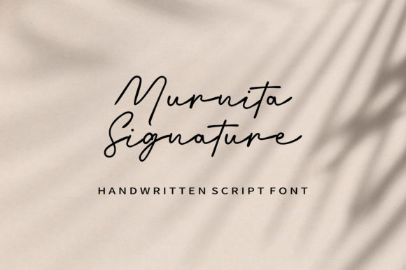 Murnita Signature Font Poster 1