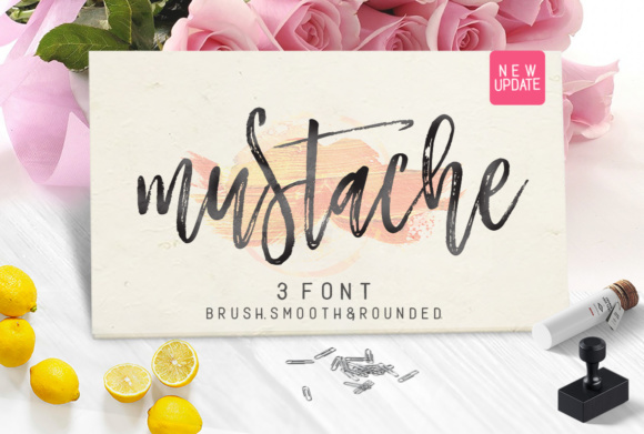 Mustache Family Font