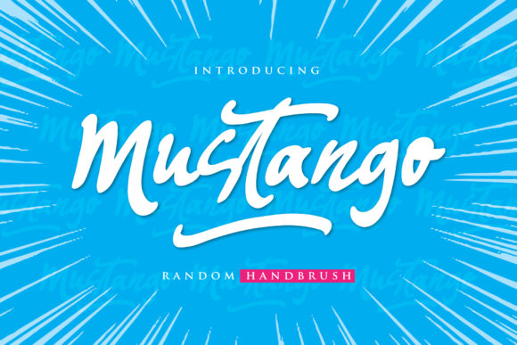 Mustango Font Poster 1