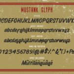 Mustank Font Poster 2