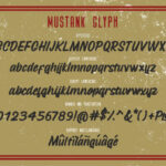Mustank Font Poster 2