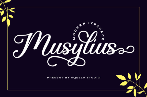 Musylius Font Poster 1