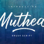 Muthea Font Poster 1