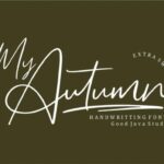 My Autumn Font Poster 1