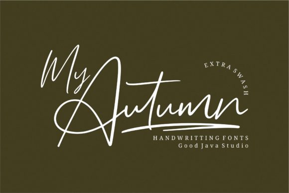 My Autumn Font Poster 1