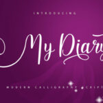 My Diary Font Poster 1