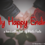 My Happy Ending Font Poster 1