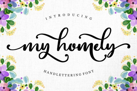 My Homely Font Poster 1