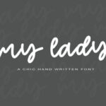 My Lady Font Poster 1