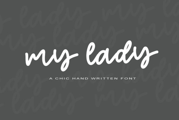 My Lady Font Poster 1
