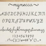 My Mecca Font Poster 9