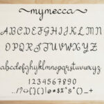 My Mecca Font Poster 9