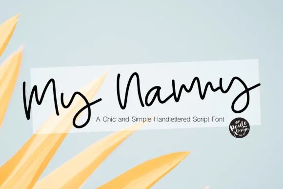 My Nanny Font My Nanny Font Poster 1