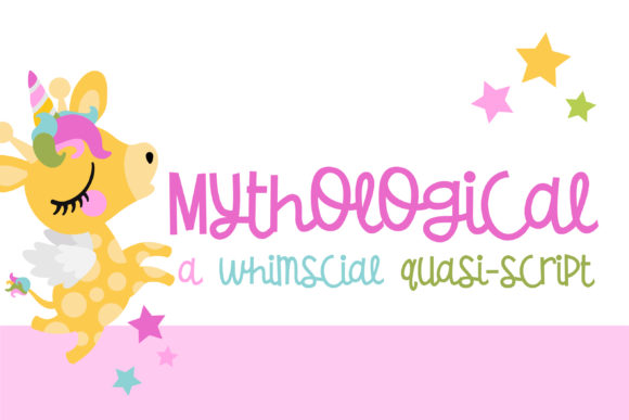 Mythological Font Poster 1