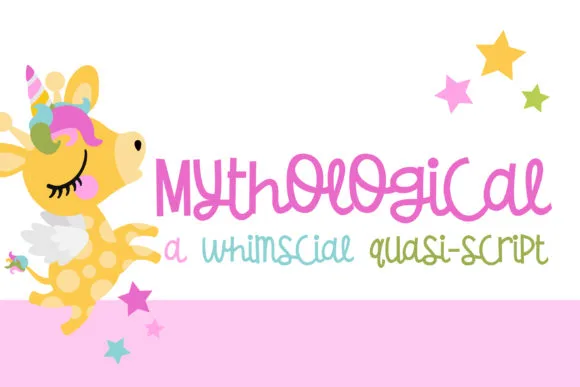 Mythological Font Poster 1