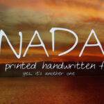 Nada Font Poster 1