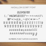 Nadalloin Font Poster 7