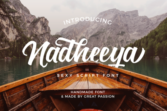 Nadheeya Script Font