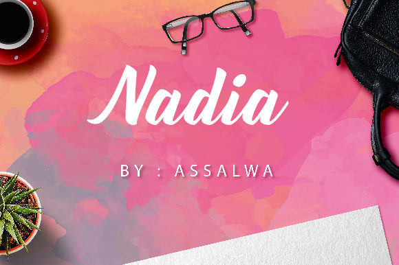 Nadia Font Poster 1