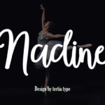 Nadine Script Font Poster 1