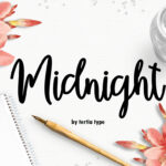 Nadine Script Font Poster 4