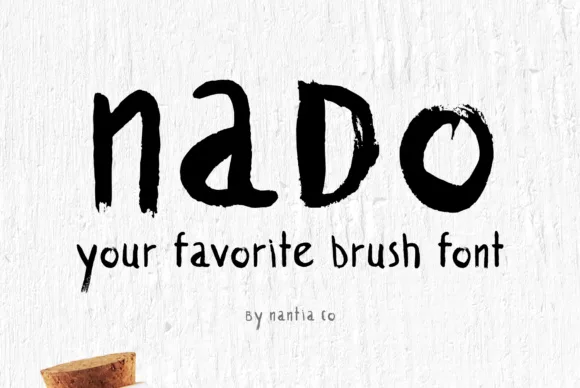 Nado Font Poster 1
