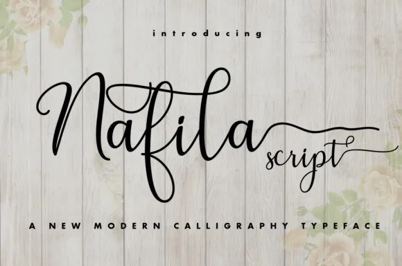 Nafila Font Nafila Font Poster 1