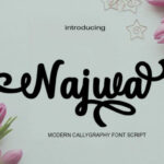 Najwa Font Poster 1