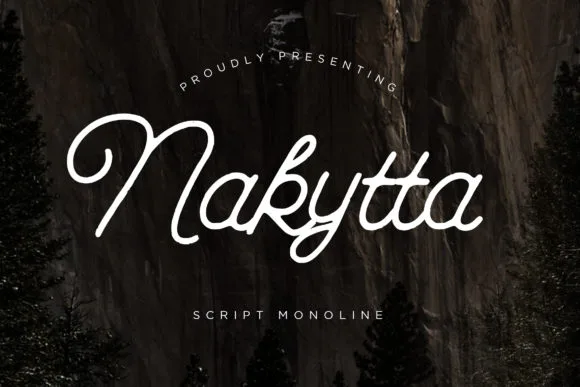 Nakytta Font Nakytta Font Poster 1