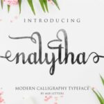 Nalytha Script Font Poster 1