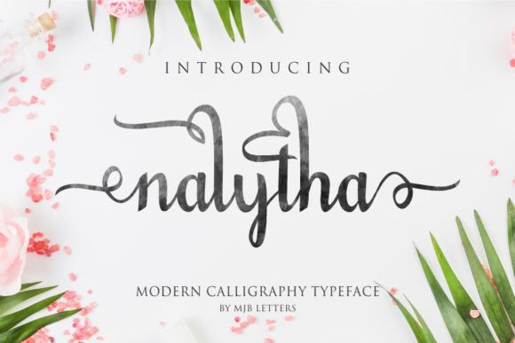 Nalytha Script Font Poster 1