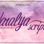 Natalya Font Poster 1