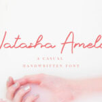 Natasha Amelia Font Poster 1