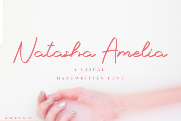 Natasha Amelia Font Poster 1