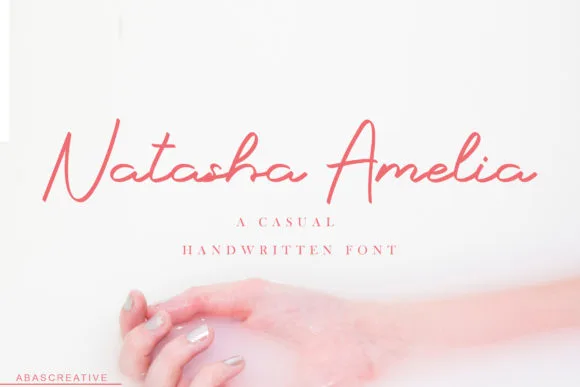 Natasha Amelia Font Poster 1