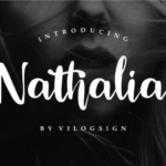 Nathalia Font Poster 1