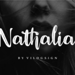 Nathalia Font Poster 7