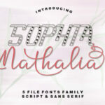 Nathalia Duo Font Poster 1