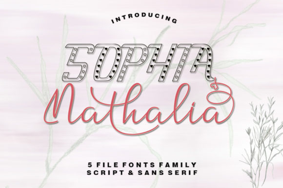 Nathalia Duo Font Poster 1