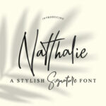 Natthalie Font Poster 1