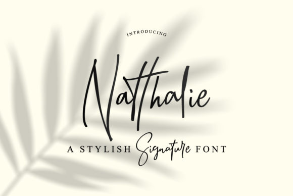 Natthalie Font Poster 1