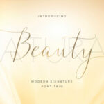 Natural Beauty Duo Font Poster 1
